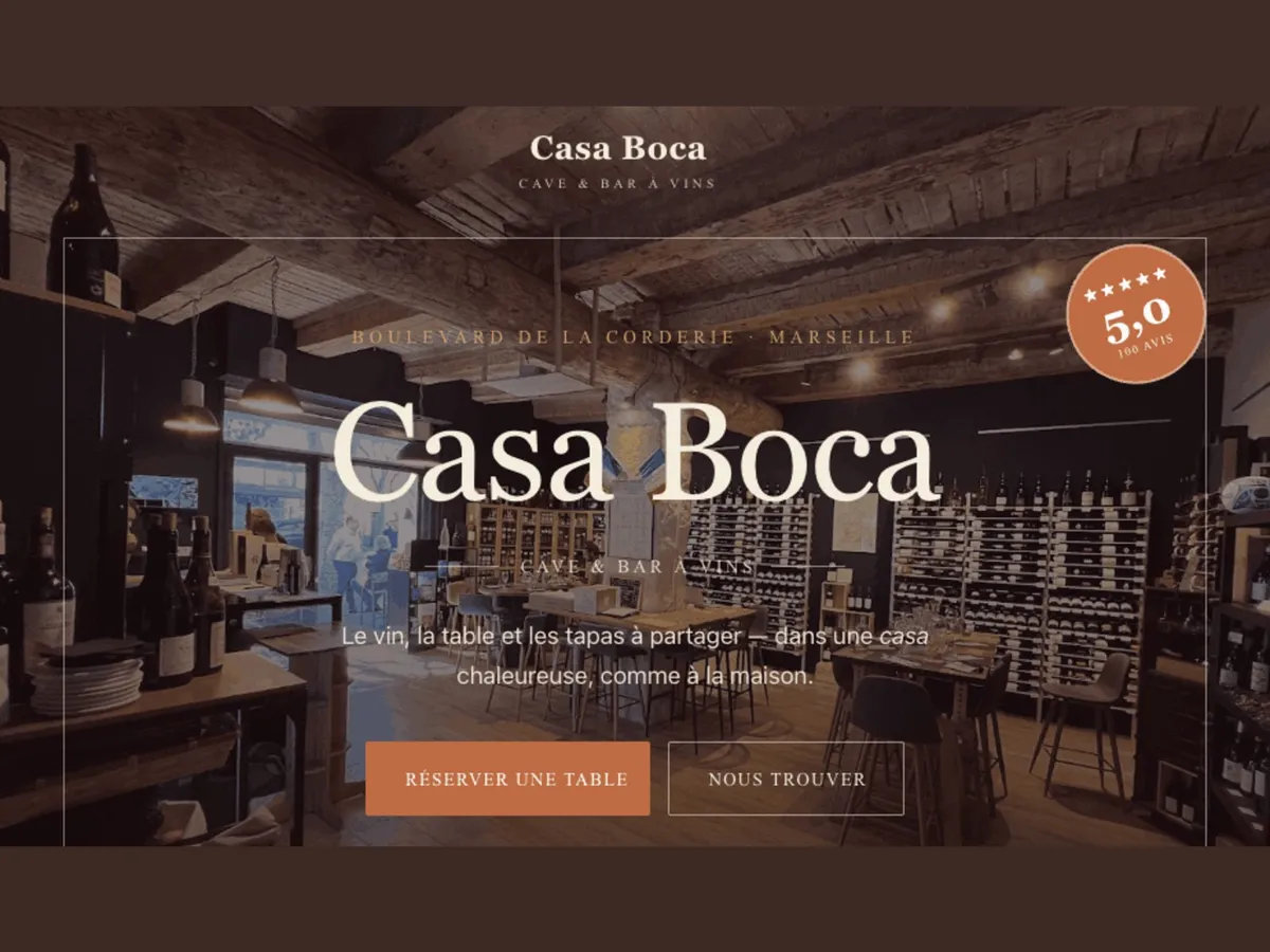 Casa Boca — bar à vins