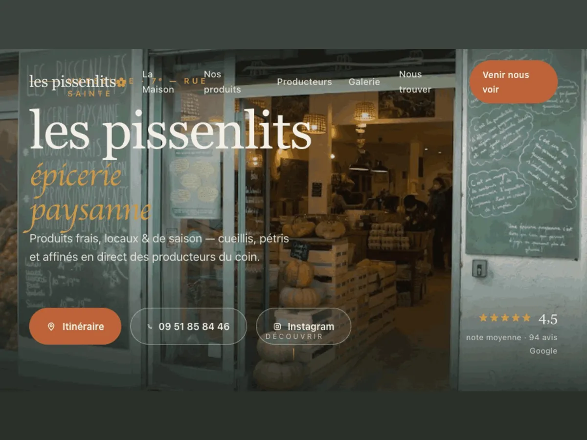 Les Pissenlits — épicerie